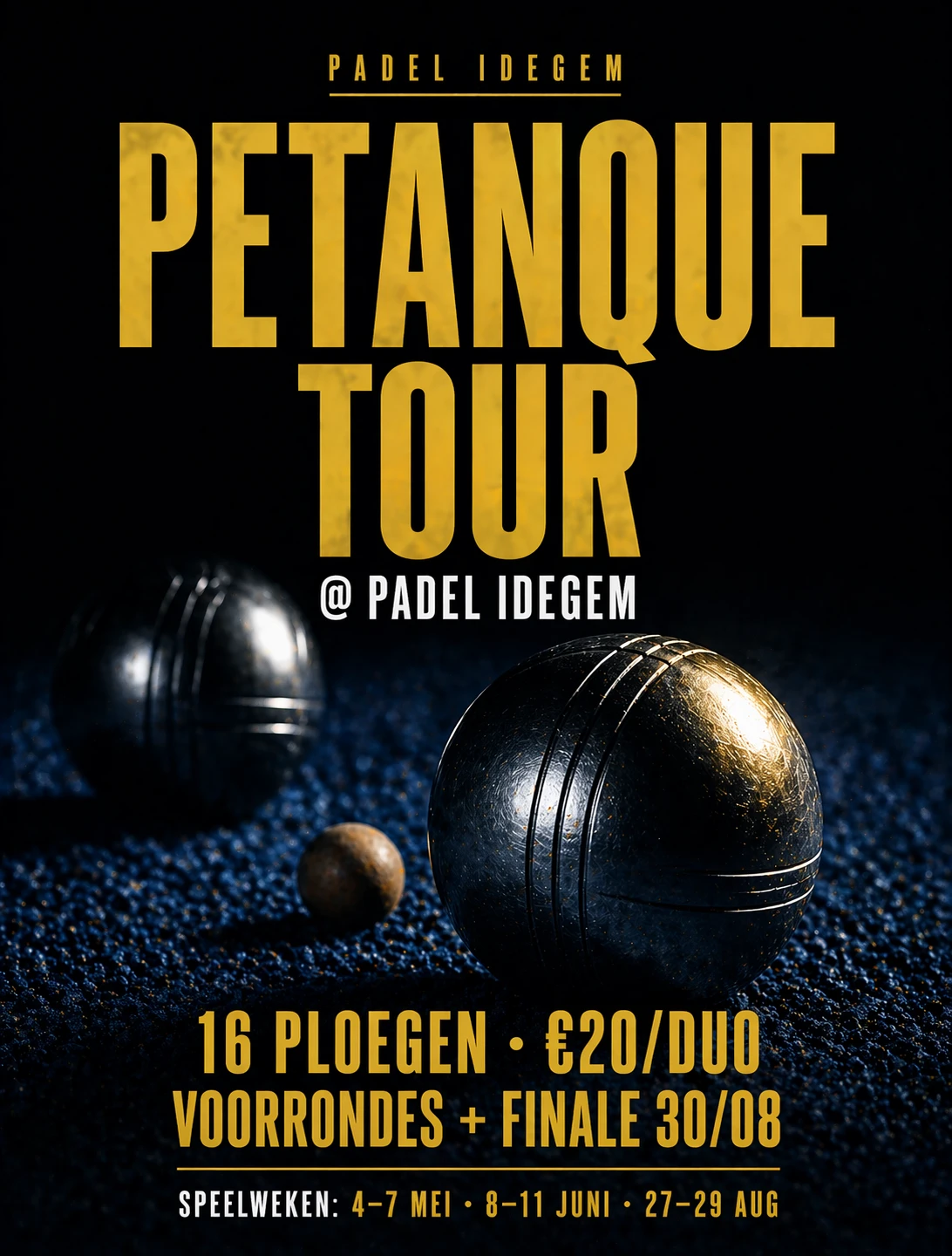 Petanque Tour Padel Idegem