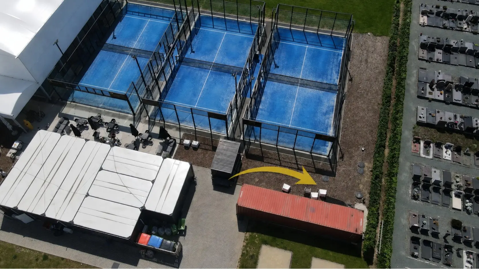 Verhuur materiaal Padel Idegem